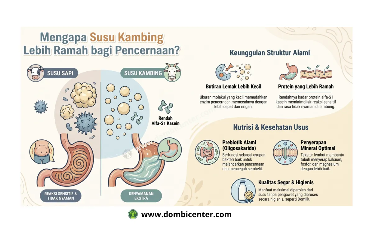 Susu Kambing vs Susu Sapi: Mana yang Lebih Mudah Dicerna? | Dombi Center